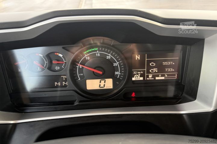 Jeřáb na nákladním automobilu Renault D Wide 18.380 4x2 PK 12002 EH / Swiss-Vehicle