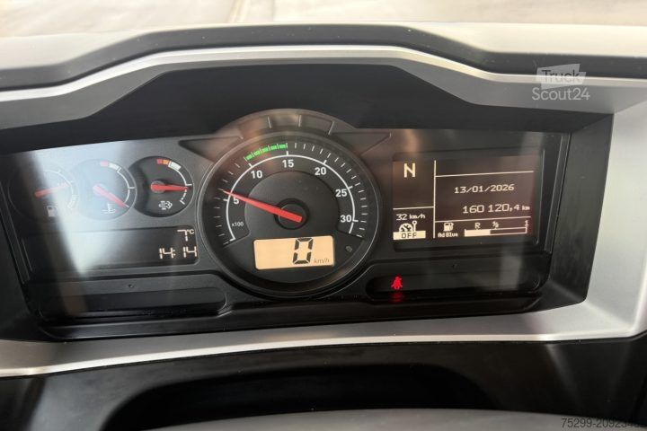 Jeřáb na nákladním automobilu Renault D Wide 18.380 4x2 PK 12002 EH / Swiss-Vehicle