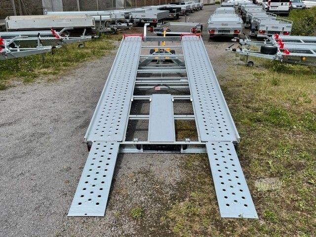 Reboque porta-carros PONGRATZ L-AT 470 T-K 3.500kg - Kippbar! - 470x202cm