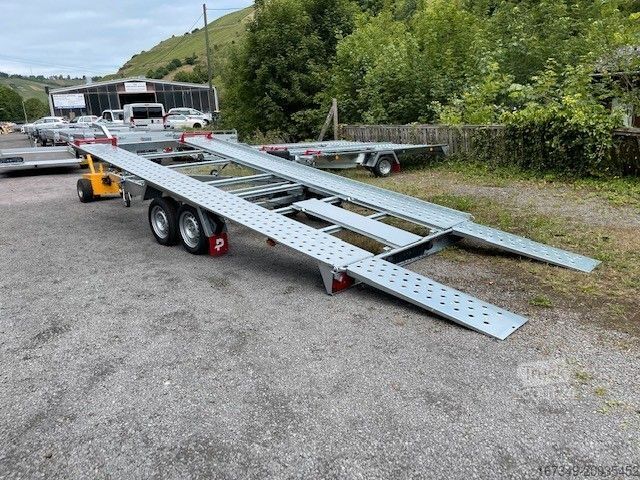 Reboque porta-carros PONGRATZ L-AT 470 T-K 3.500kg - Kippbar! - 470x202cm