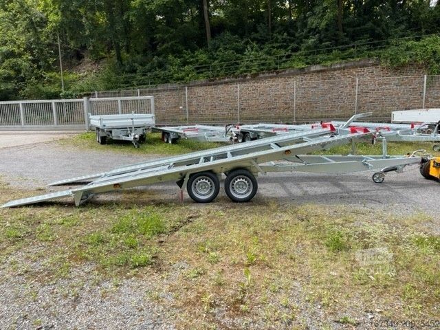 Reboque porta-carros PONGRATZ L-AT 470 T-K 3.500kg - Kippbar! - 470x202cm