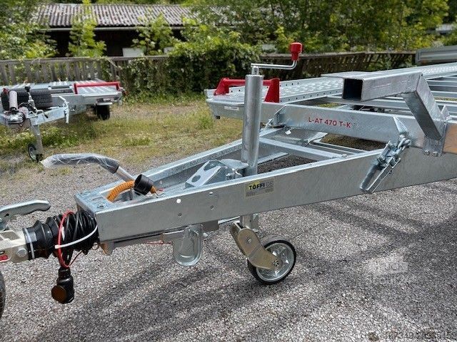 Reboque porta-carros PONGRATZ L-AT 470 T-K 3.500kg - Kippbar! - 470x202cm