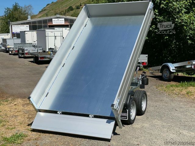 Üç yöne devirmeli römork SARIS Heckkipper K1 276 170 2700 kg elektrisch kippbar