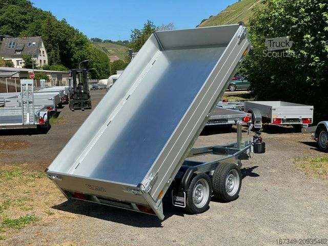 Üç yöne devirmeli römork SARIS Heckkipper K1 276 170 2700 kg elektrisch kippbar