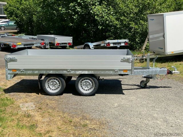 Remorque ouverte SARIS PL 276 150 2000 kg - mit niedrig Fahrwerk