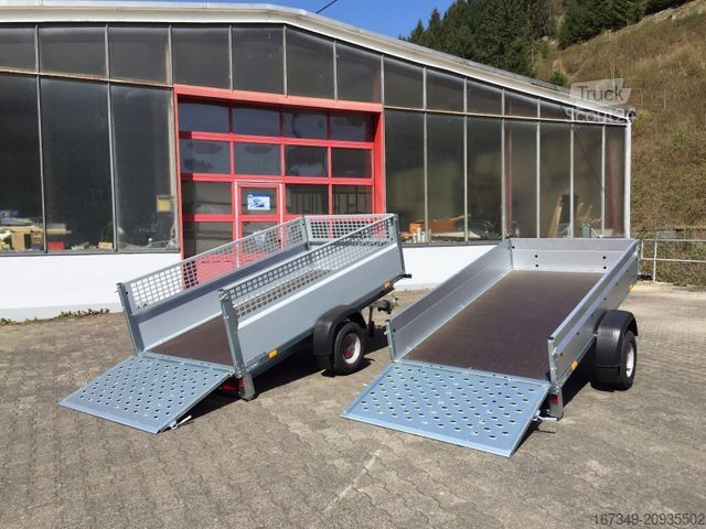 Autopiekabe STEMA Rex 25 - kompakter Kippanhänger mit Auffahrrampe