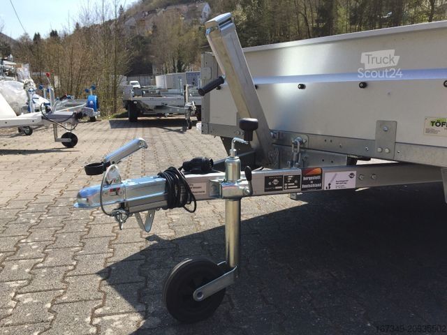 Autopiekabe STEMA Rex 25 - kompakter Kippanhänger mit Auffahrrampe