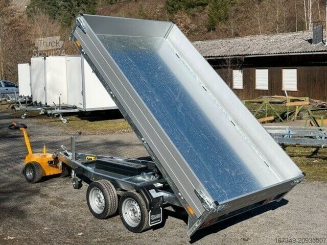 Üç yöne devirmeli römork SARIS K1 306 170 2700 E elektrisch mit Rampenschächten