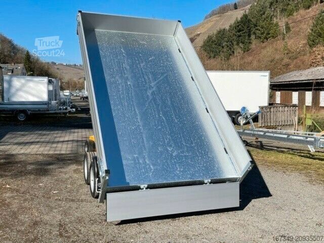 Üç yöne devirmeli römork SARIS K1 306 170 2700 E elektrisch mit Rampenschächten