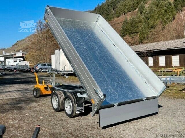 Üç yöne devirmeli römork SARIS K1 306 170 2700 E elektrisch mit Rampenschächten