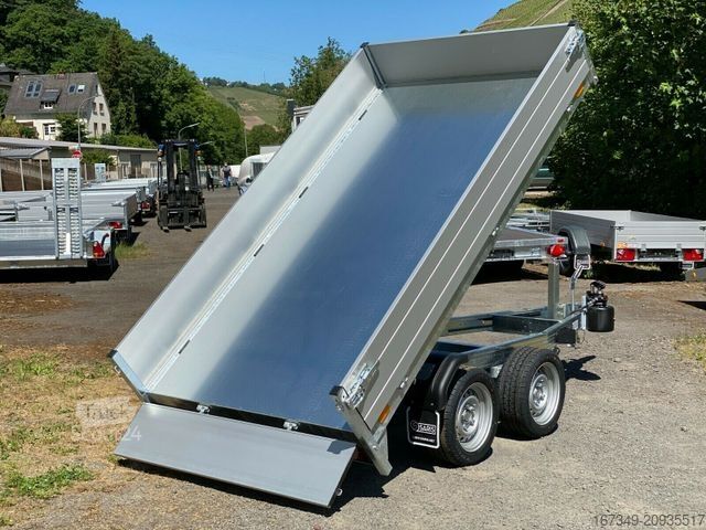 Üç yöne devirmeli römork SARIS Heckkipper - K1 276 170 2700 kg mit Handpumpe
