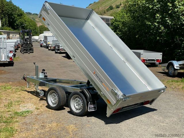 Üç yöne devirmeli römork SARIS Heckkipper - K1 276 170 2700 kg mit Handpumpe