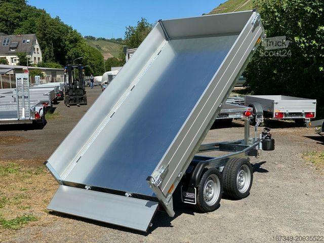 Rimorchio ribaltabile a tre lati SARIS Heckkipper - K1 276 150 2000 kg mit Handpumpe