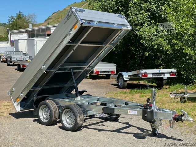 Rimorchio ribaltabile a tre lati SARIS Heckkipper - K1 276 150 2000 kg mit Handpumpe