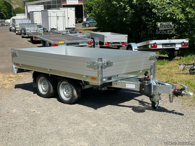 Üç yöne devirmeli römork SARIS Heckkipper - K1 276 150 2000 kg mit Handpumpe