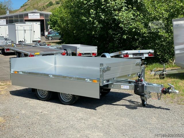 Rimorchio ribaltabile a tre lati SARIS Heckkipper - K1 276 150 2000 kg mit Handpumpe