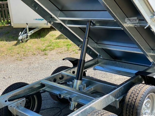 Rimorchio ribaltabile a tre lati SARIS Heckkipper - K1 276 150 2000 kg mit Handpumpe