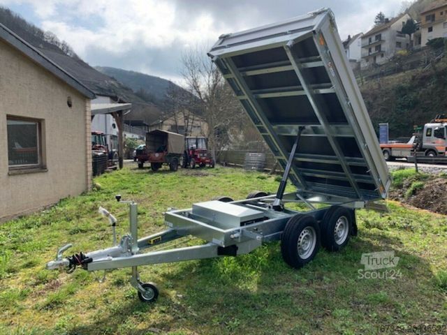 Üç yöne devirmeli römork SARIS PK 30 3 Seitenkipper elektr. mit Rampenschächten