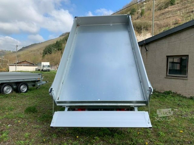 Üç yöne devirmeli römork SARIS PK 30 3 Seitenkipper elektr. mit Rampenschächten