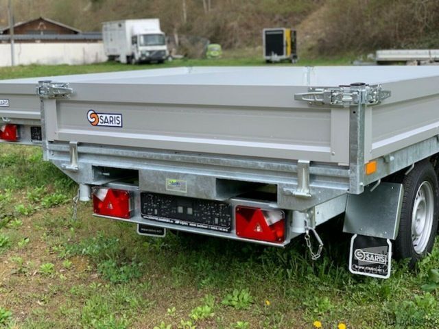 Rimorchio ribaltabile a tre lati SARIS PK 30 3 Seitenkipper elektr. mit Rampenschächten