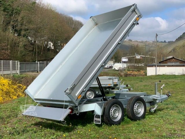 Rimorchio ribaltabile a tre lati SARIS PK 30 3 Seitenkipper elektr. mit Zurrösen