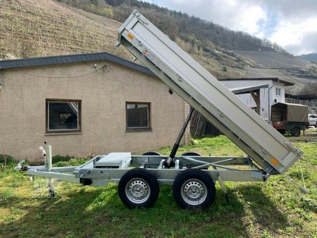 Rimorchio ribaltabile a tre lati SARIS PK 30 3 Seitenkipper elektr. mit Zurrösen