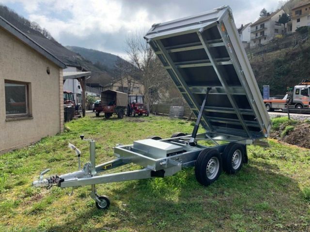 Rimorchio ribaltabile a tre lati SARIS PK 30 3 Seitenkipper elektr. mit Zurrösen