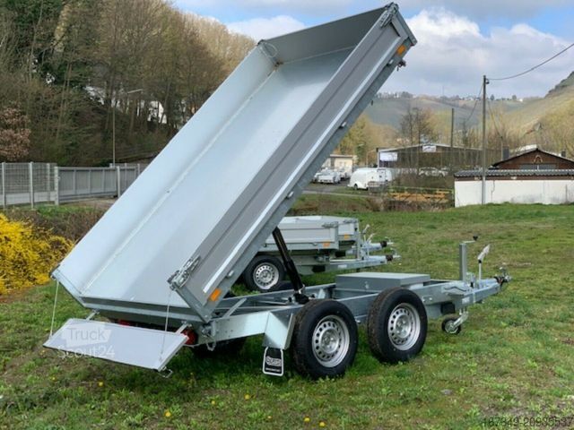 Rimorchio ribaltabile a tre lati SARIS PK 30 3 Seitenkipper elektr. mit Zurrösen