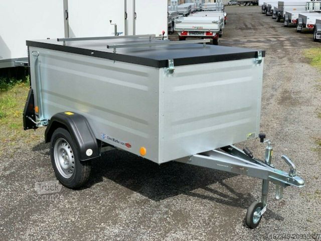 Przyczepa samochodowa TPV TRAILERS KT-EU2 Kastenanhänger mit Deckel - Silbergrau-