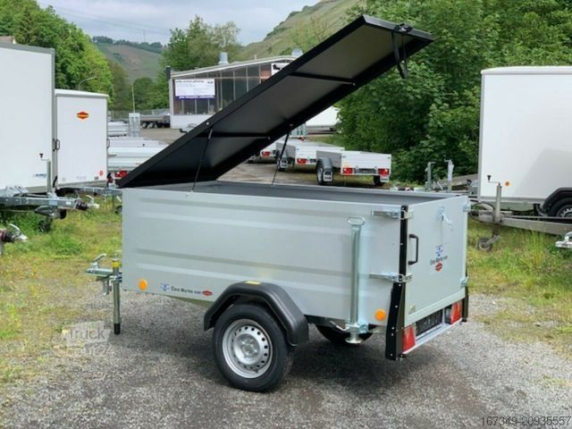 Przyczepa samochodowa TPV TRAILERS KT-EU2 Kastenanhänger mit Deckel - Silbergrau-