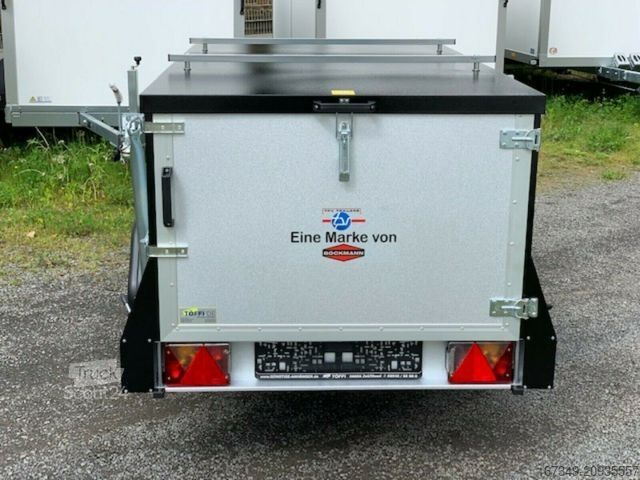 Przyczepa samochodowa TPV TRAILERS KT-EU2 Kastenanhänger mit Deckel - Silbergrau-