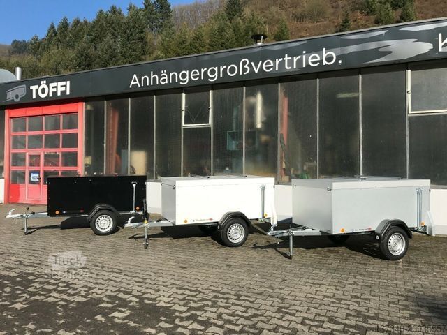 Przyczepa samochodowa TPV TRAILERS KT-EU2 Kastenanhänger mit Deckel - Silbergrau-