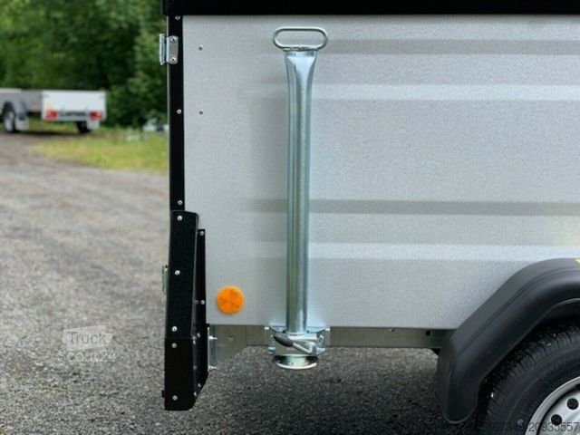 Przyczepa samochodowa TPV TRAILERS KT-EU2 Kastenanhänger mit Deckel - Silbergrau-