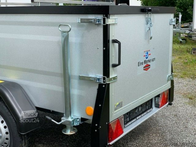 Przyczepa samochodowa TPV TRAILERS KT-EU2 Kastenanhänger mit Deckel - Silbergrau-