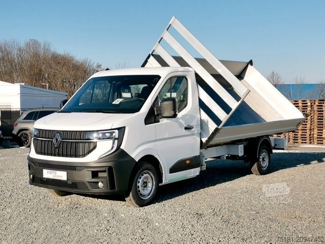 Kravas mikroautobuss ar pašizgāzēju RENAULT Master 170DCI/AT 3-SEITEN KIPPER/ LUFT/ NEU!