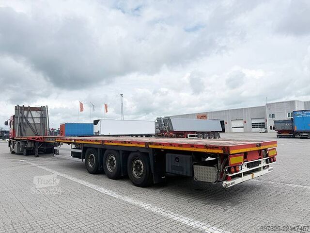 MAX tilhenger uttrekkbar / Uttrekkbar semitrailer MAX Trailer Extendable / Ausziehbarer auflieger
