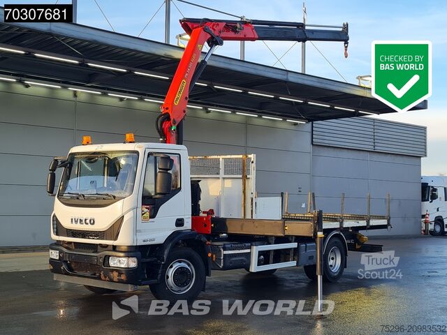 Open laadbak Iveco Eurocargo 160E250 4X2 16tonner Palfinger PK14.5...