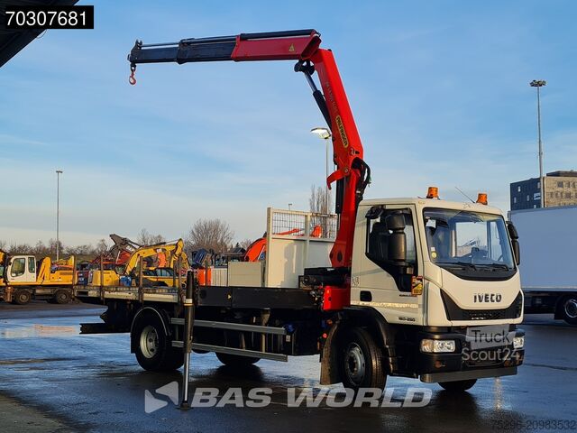 Open laadbak Iveco Eurocargo 160E250 4X2 16tonner Palfinger PK14.5...