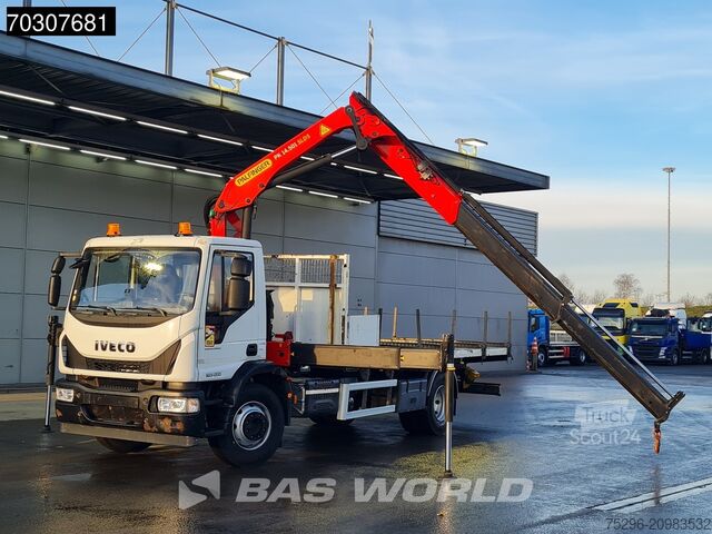 Open laadbak Iveco Eurocargo 160E250 4X2 16tonner Palfinger PK14.5...