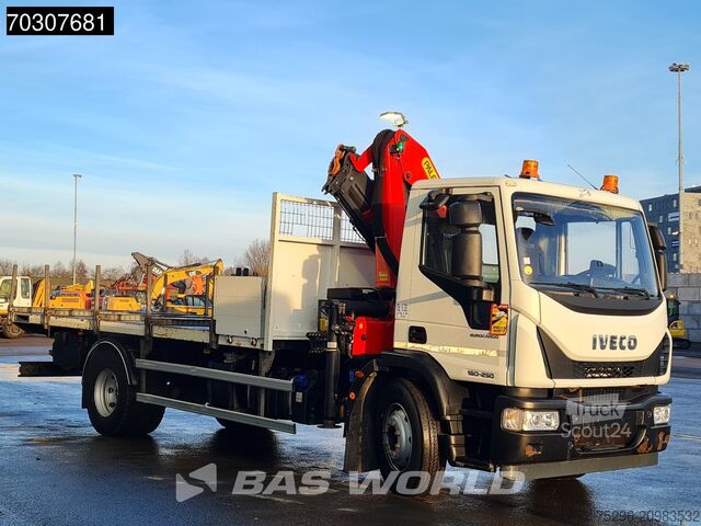 Open laadbak Iveco Eurocargo 160E250 4X2 16tonner Palfinger PK14.5...