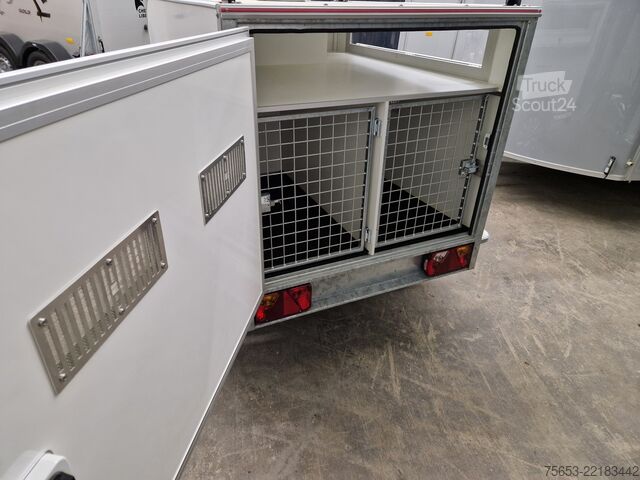 Autoprieves Other Hunde Transport Anhänger TomDog 3 mit Lüfter isoliert 100kmh verfügbar