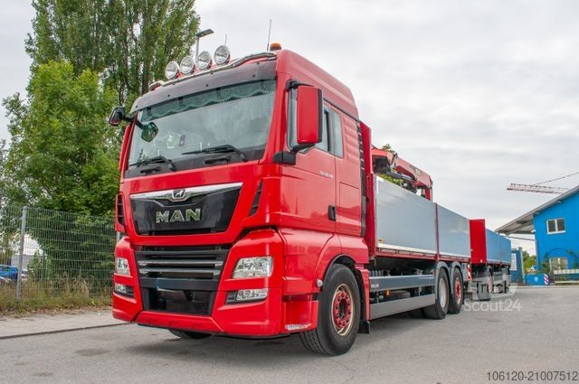 شاحنة مسطحة MAN TGX 26.510 PK 20.501L TEC3 + Schwarzmüller T-Ser