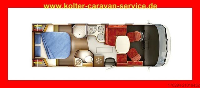 Kamper zintegrowany RAPIDO Serie 90dF 9090 dF