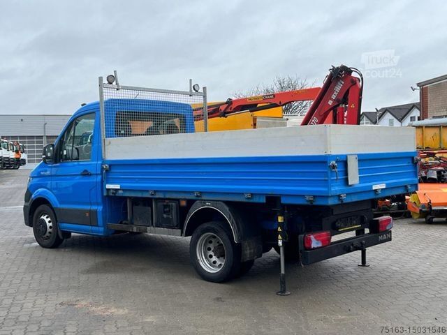 Pick-up kombi MAN TG-E 6.120 Pritsche Heckkran Funk