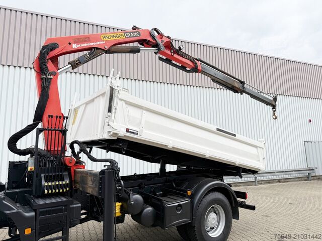 Grue à tour MAN TGM 18.240 4x4 TGM 18.240 4x4 BB mit Kran Palfinger PK9501