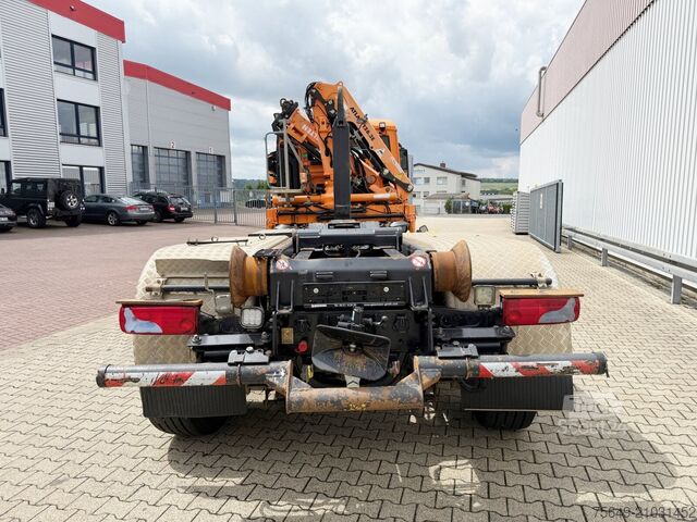 Camion benne à bras amovible MAN TGS 28.440 6x2-4 BL TGS 28.440 6x2-4 BL, Lenk-/Liftachse, Kran Atlas 126.3E-A2L, Funk