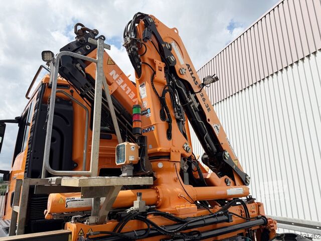 Camion benne à bras amovible MAN TGS 28.440 6x2-4 BL TGS 28.440 6x2-4 BL, Lenk-/Liftachse, Kran Atlas 126.3E-A2L, Funk