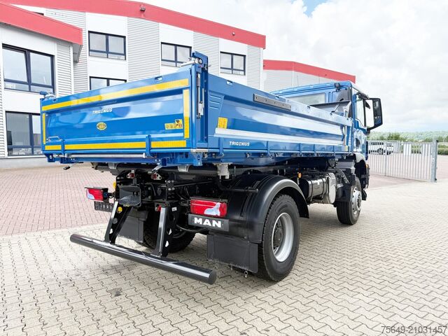 Camion-benne tricar MAN TGM 18.320 4x4 BB CH TGM 18.320 4x4 BB CH, Navi, Meiller Trigenius