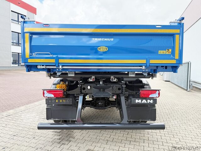 Camion-benne tricar MAN TGM 18.320 4x4 BB CH TGM 18.320 4x4 BB CH, Navi, Meiller Trigenius