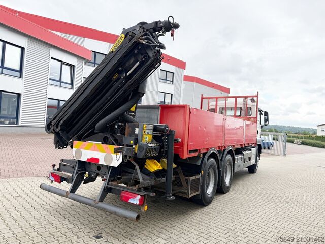 Grue montée sur camion MAN TGS 33.400 6x4 BB TGS 33.400 6x4 BB, Navi, Heckkran PK18002-EH C, Funk
